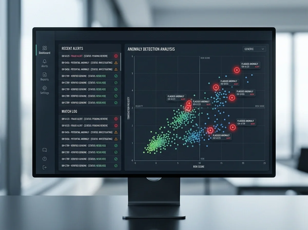 Analitinis dashboard su AI signalais ir įtartinų rungtynių žymeniais